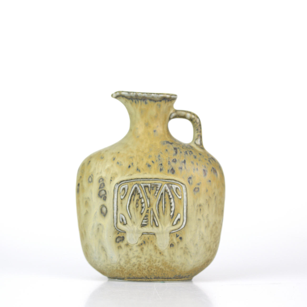 GUNNAR NYLUND. Hänkelvas/jarra, gres, Rörstrand.