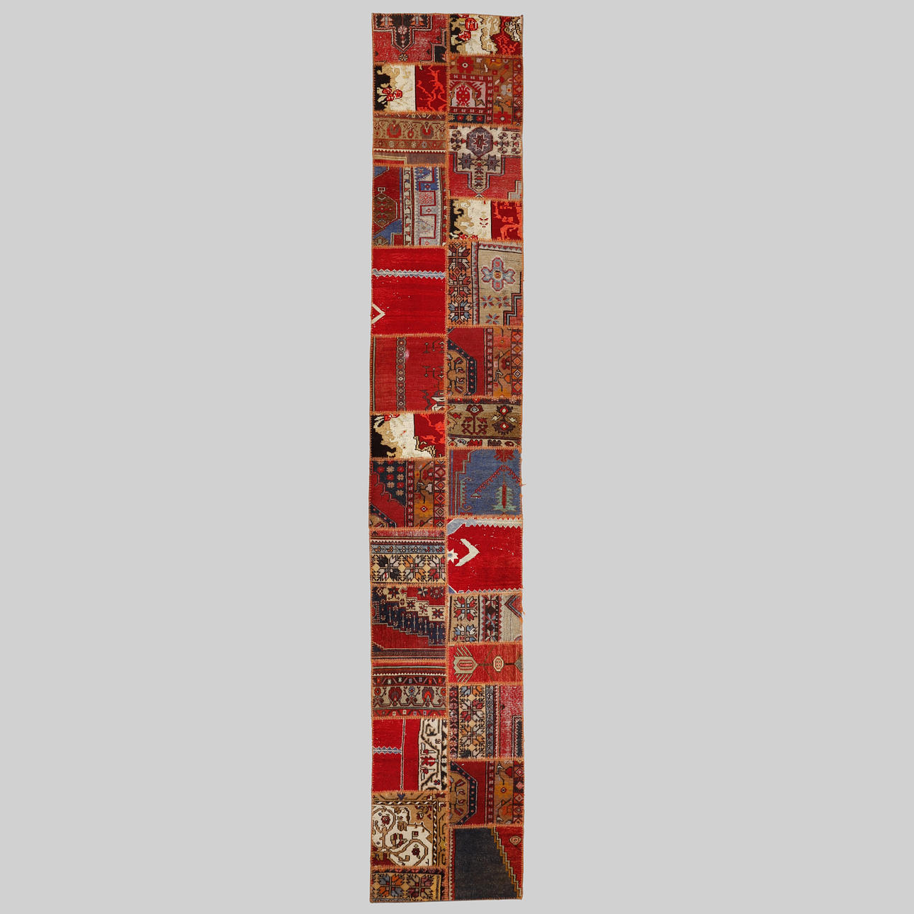 A CARPET, Patchwork, 505 x 86 cm.
