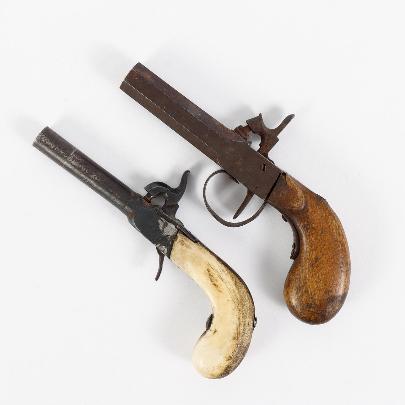 Two lock guns, 19th century. Weapons & Militaria - Guns & Rifles ...