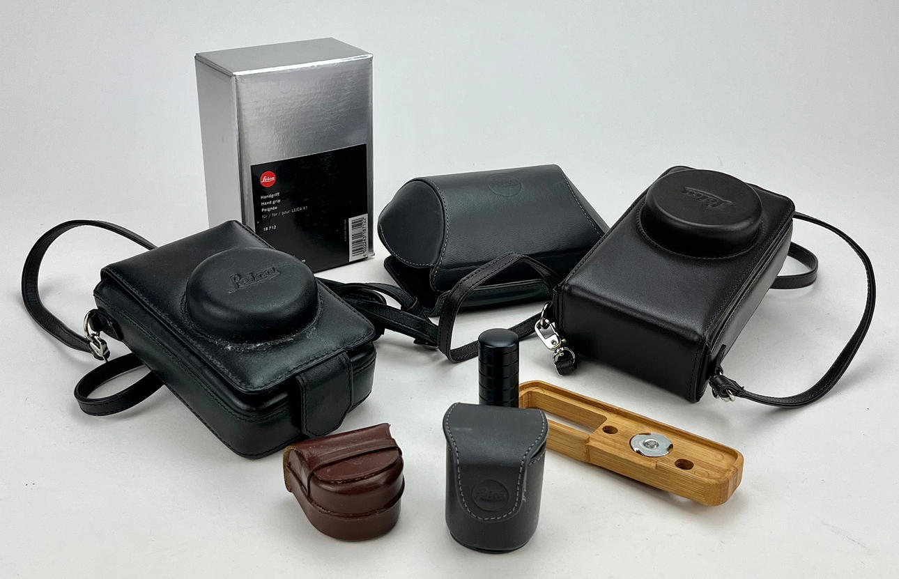 6-piece camera accessory, including Leica.