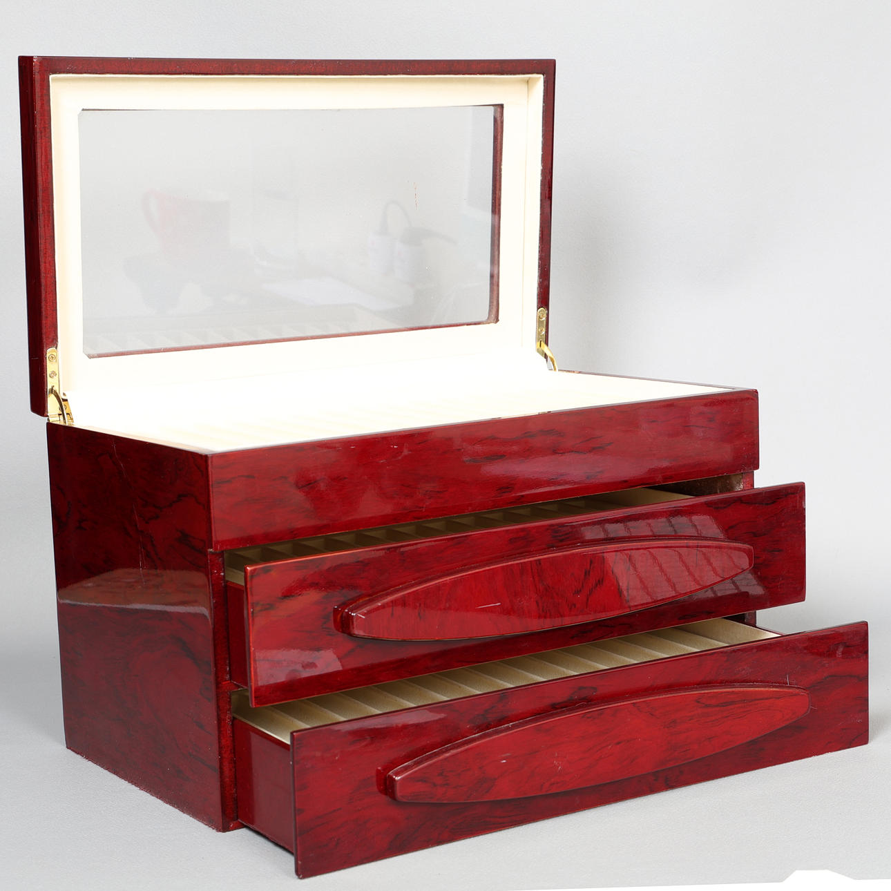 A MODERN PEN COLLECTOR'S CABINET.