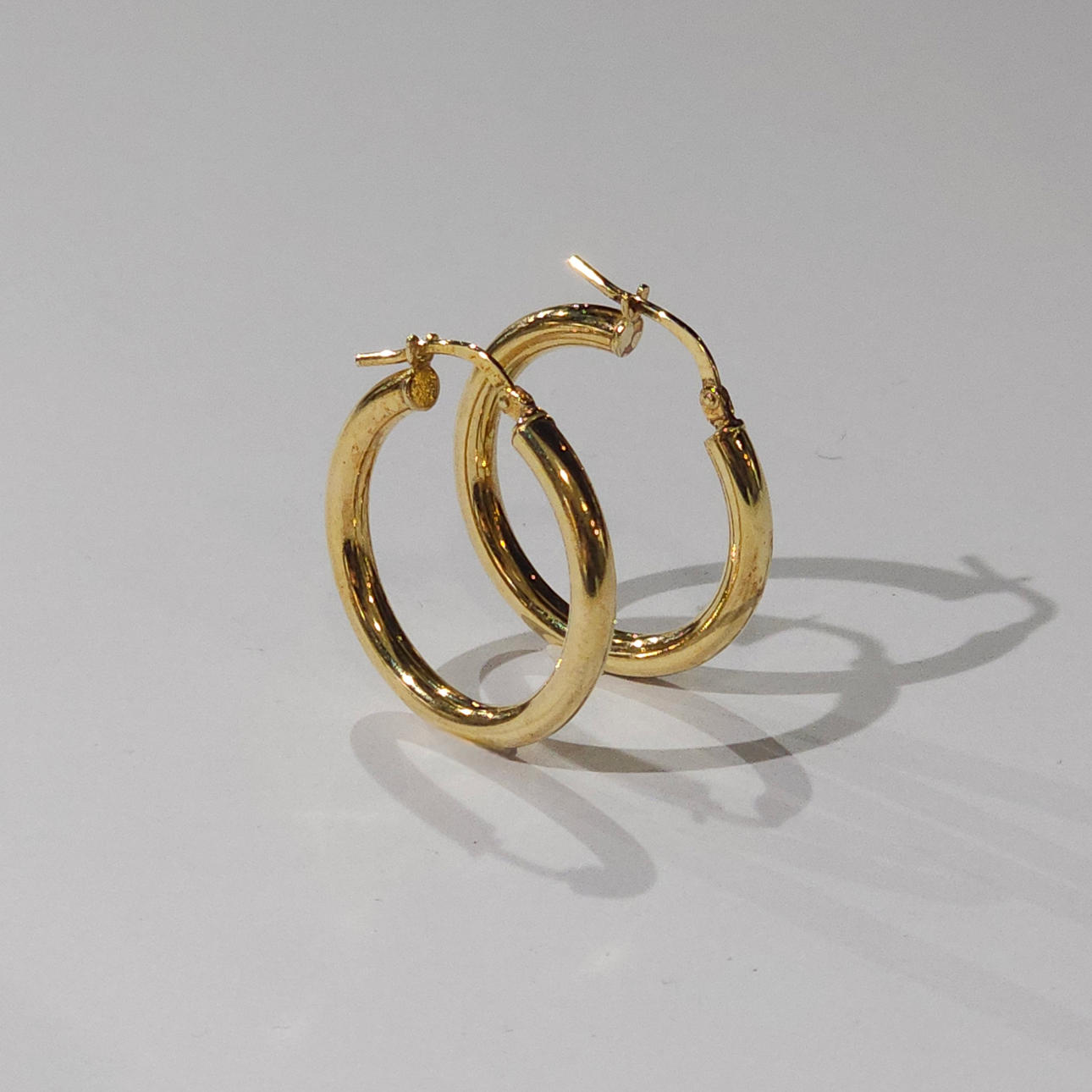 Overgold-plated silver rings.