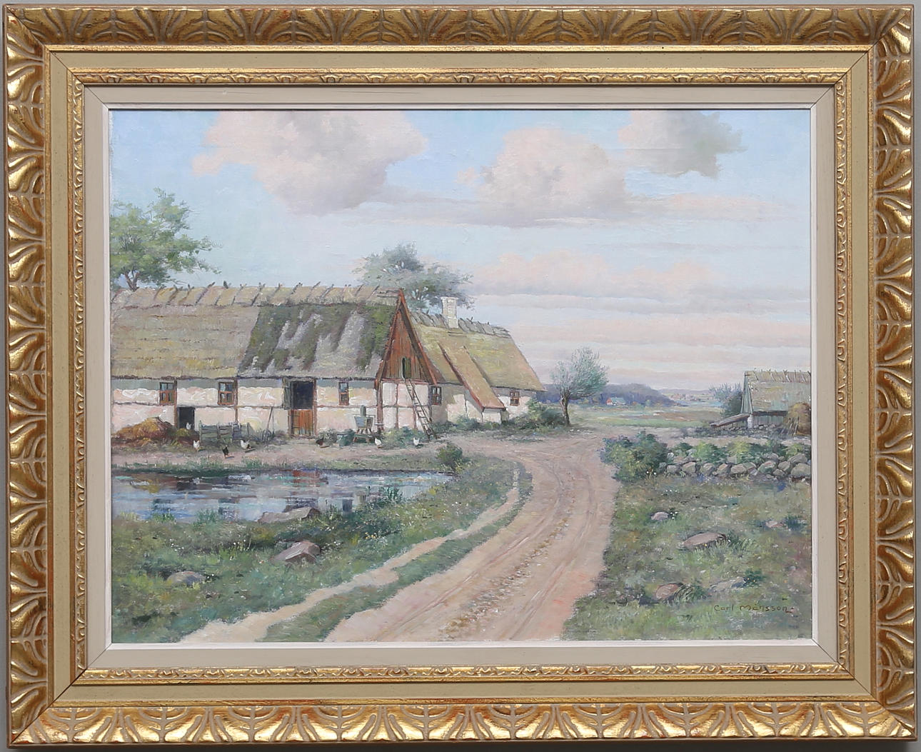 CARL MÅNSSON. Oil on canvas, signed.