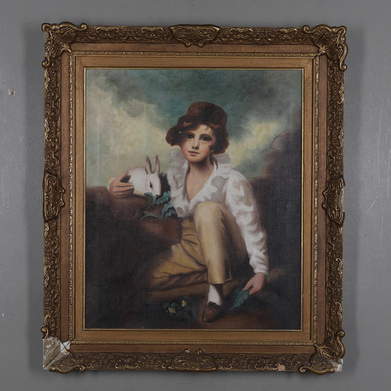 OIDENTIFIERAD KONSTNÄR. oil on canvas, signed.