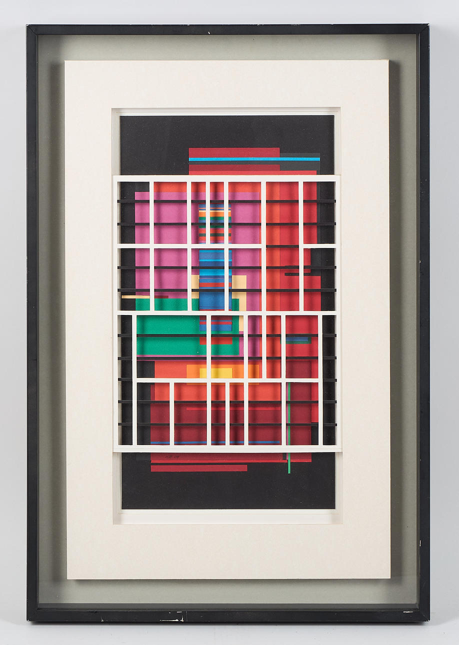 SAKARI LAITINEN. „Philmont“, Kartonrelief.