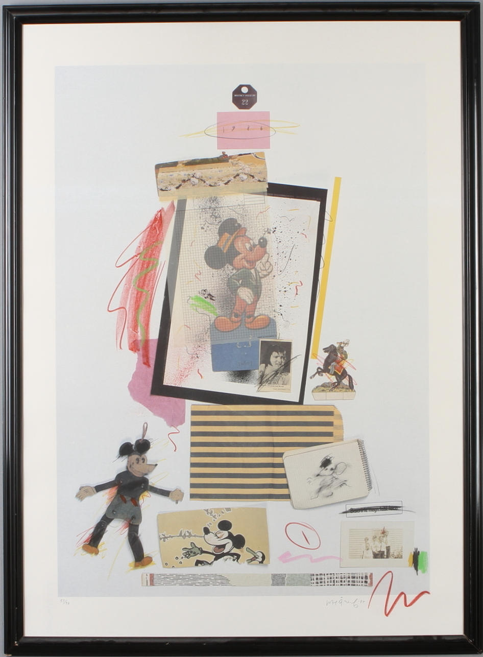 LASSE ÅBERG. "Whitney Museum", multipel, signerad, daterad -87 samt numrerad 54/90.