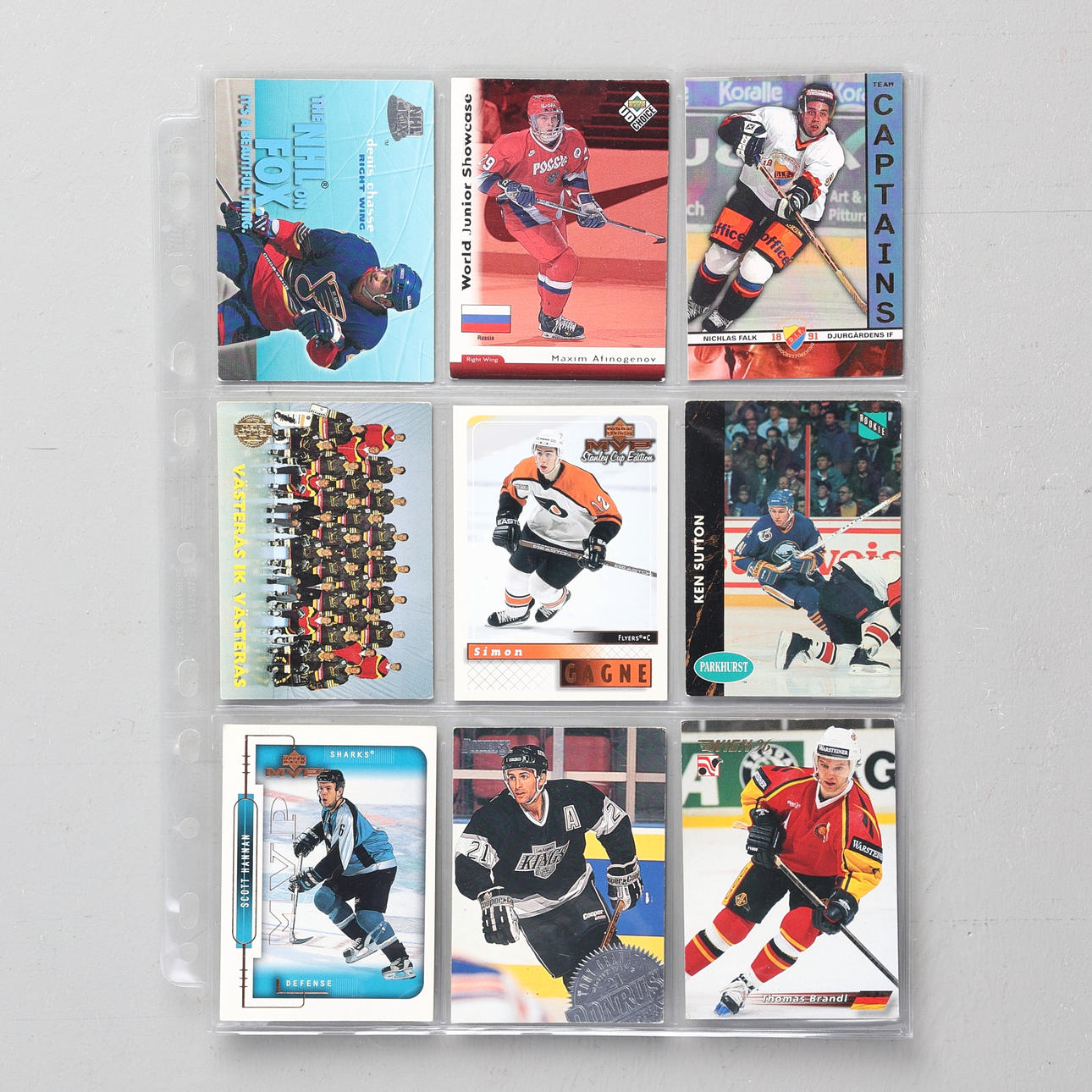 HOCKEY CARDS, 175 pcs.