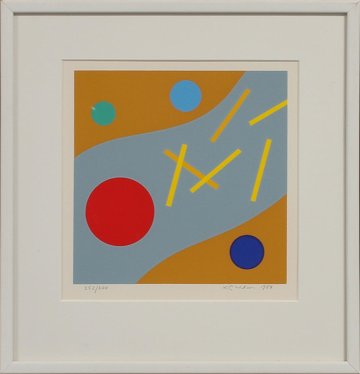 KARL GUSTAF NILSON. Color lithographs, 3 pcs., signed and numbered 252/300.