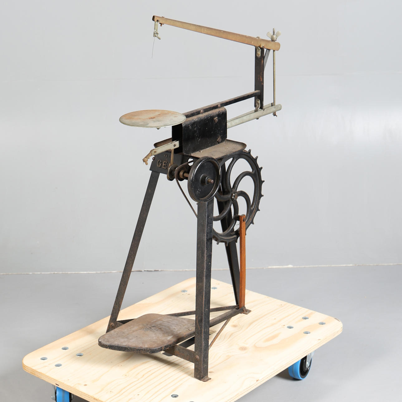 THE GEM TREADLE FRET SAW.