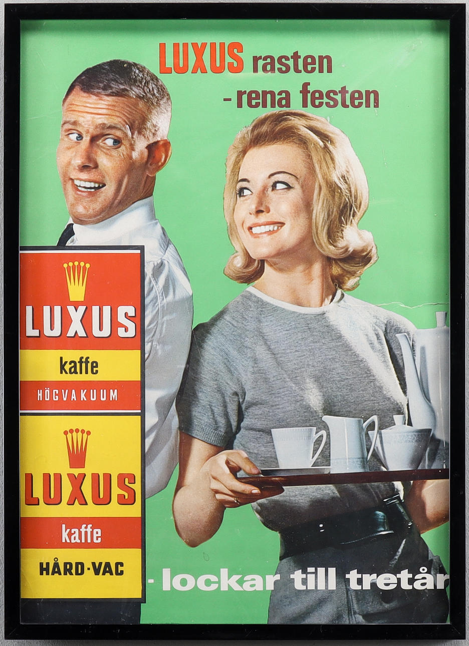 Werbeplakat Luxus, 20. Jahrhundert.