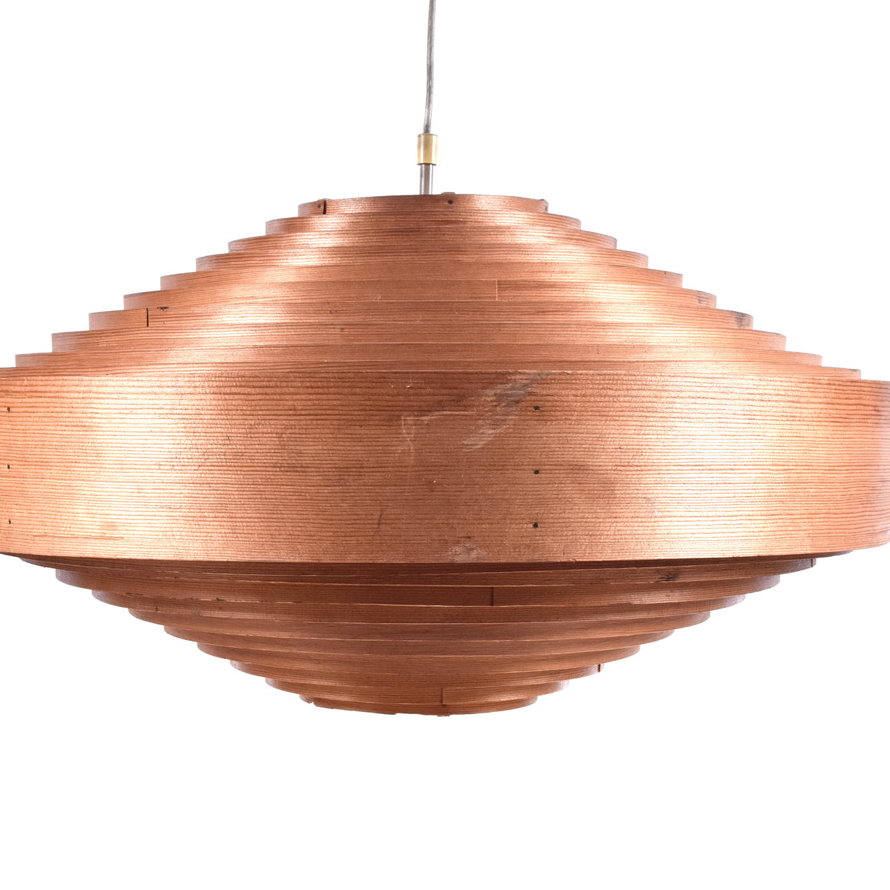 HANS AGNE JAKOBSSON. Chipboard lamp, pine, Markaryd.