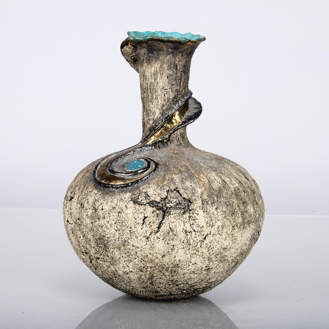 JANE SELLSTRÖM. Eine Keramikvase, Robertsfors, 2000er.