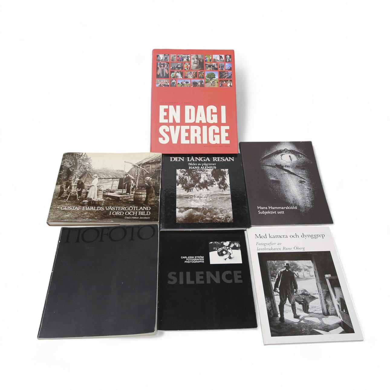 Photobooks, 7 pieces.