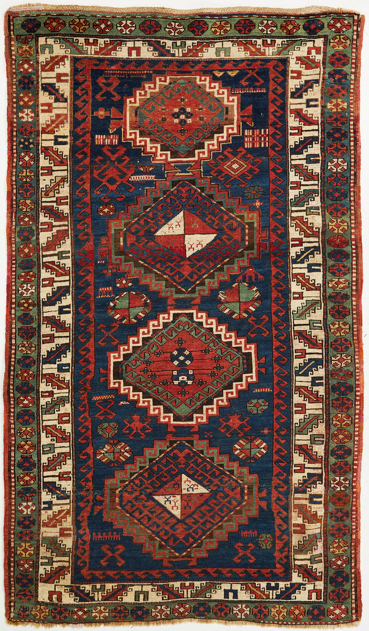 ORIENTTEPPICH, ANTIKER KAUKASISCHER KASAK.