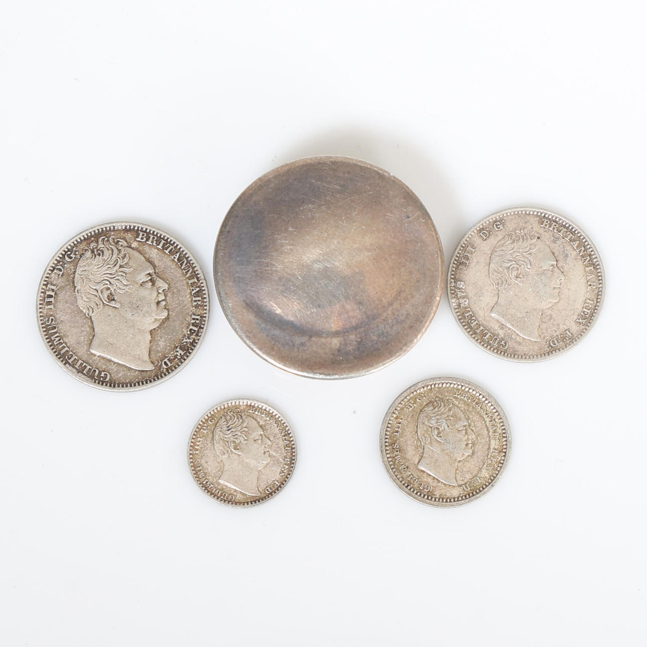 WILLIAM IV MAUNDY COIN SET.