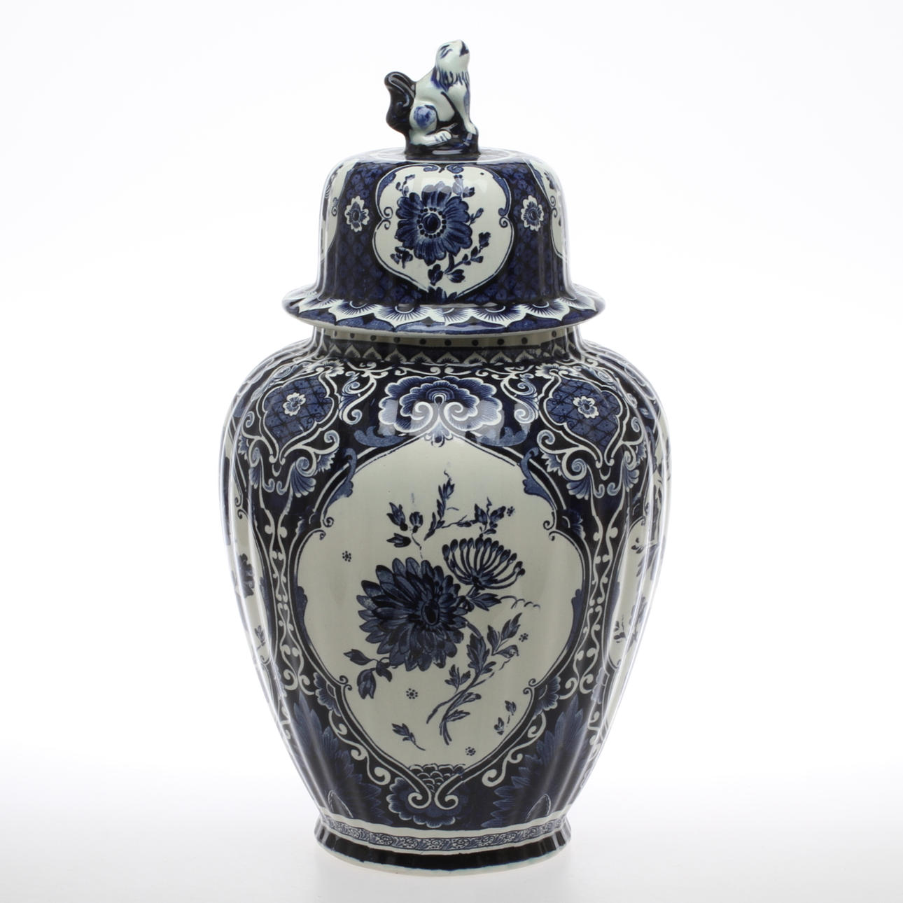 LOCKURNA, porslin, Boch, Delfts, Holland, 1900-tal.