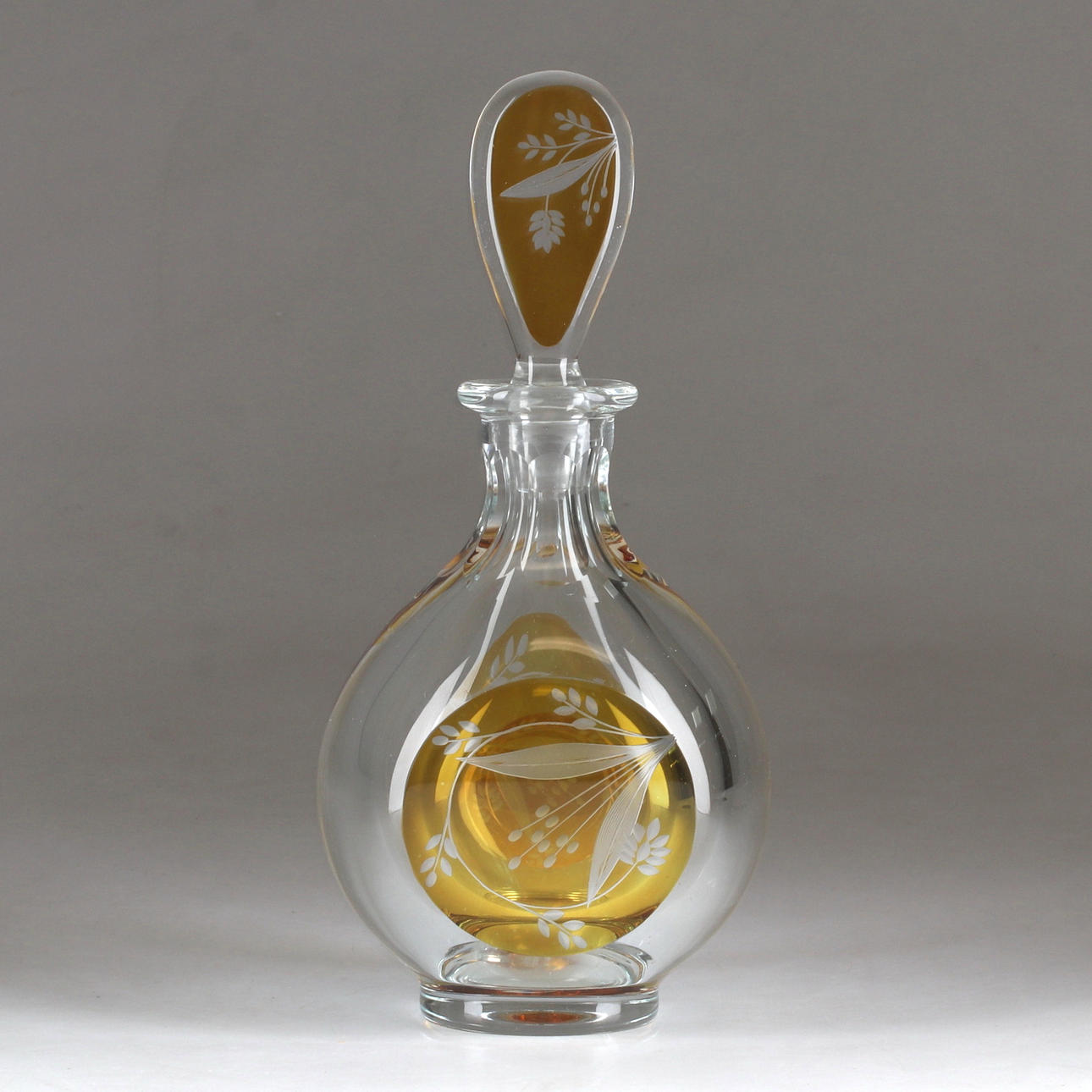 KARAFF, glas, Hovmantorp.1900-tal.