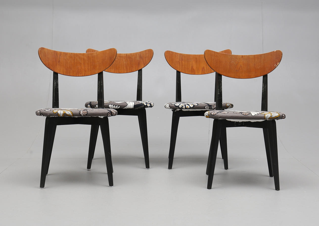 STOLAR, 4 st, teak, 1960-tal.