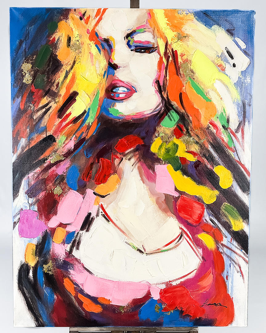 Unknown artist, OIL ON CANVAS, signed.