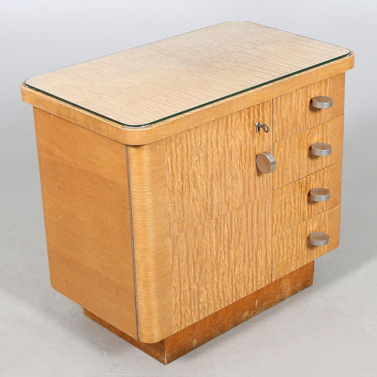 HALLBYRÅ, ek och rotfaner, Art Deco, 1930-tal.