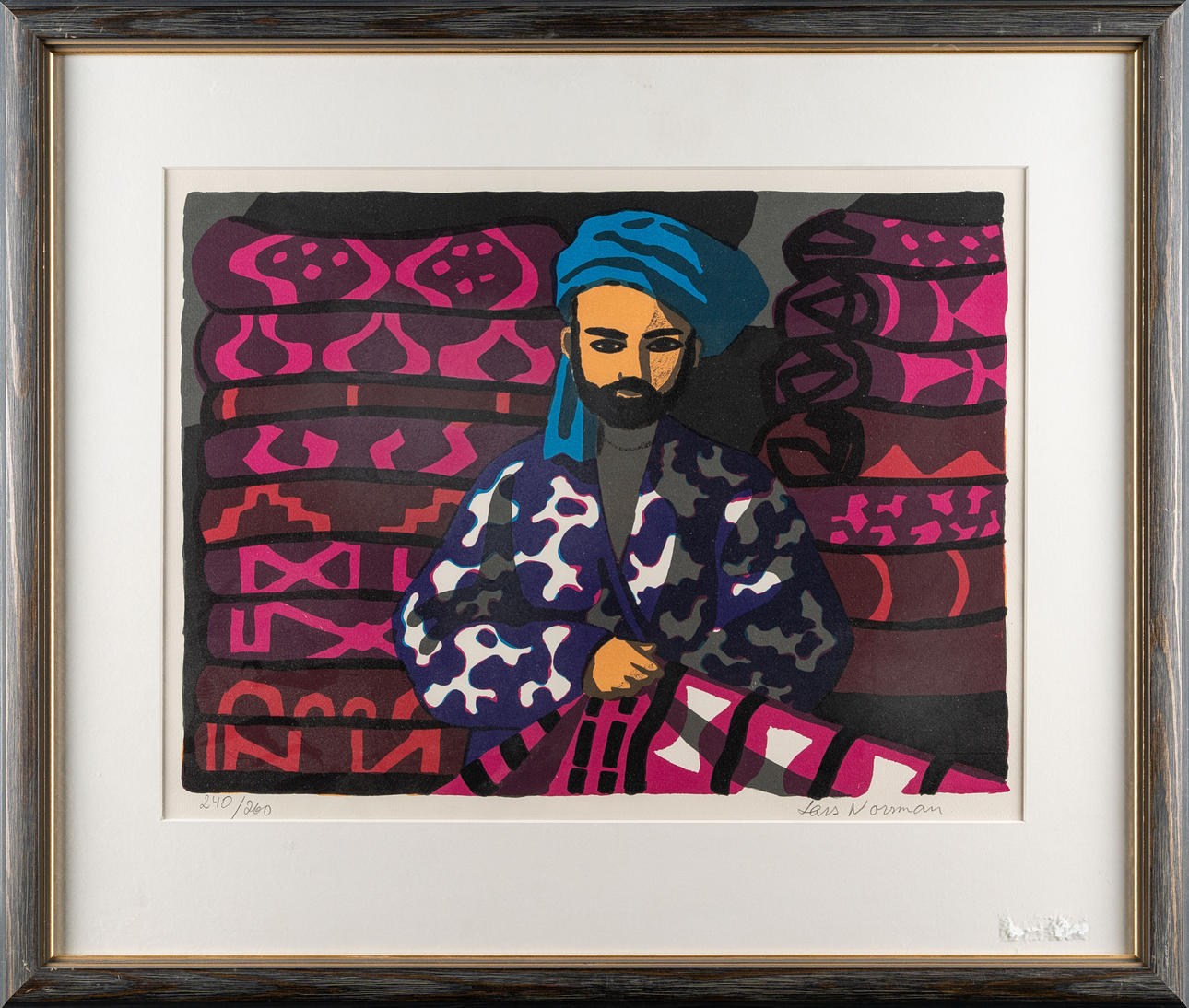 LARS NORRMAN. Litografi, Numrerad 240/260.