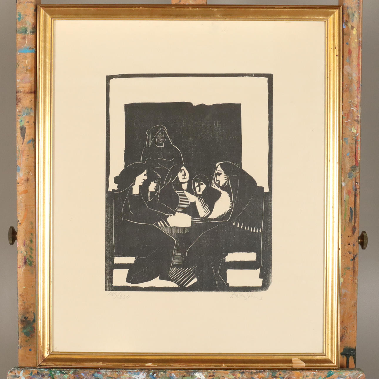 LENNART ROSENSOHN. LITHOGRAPHY, signed and numbered.