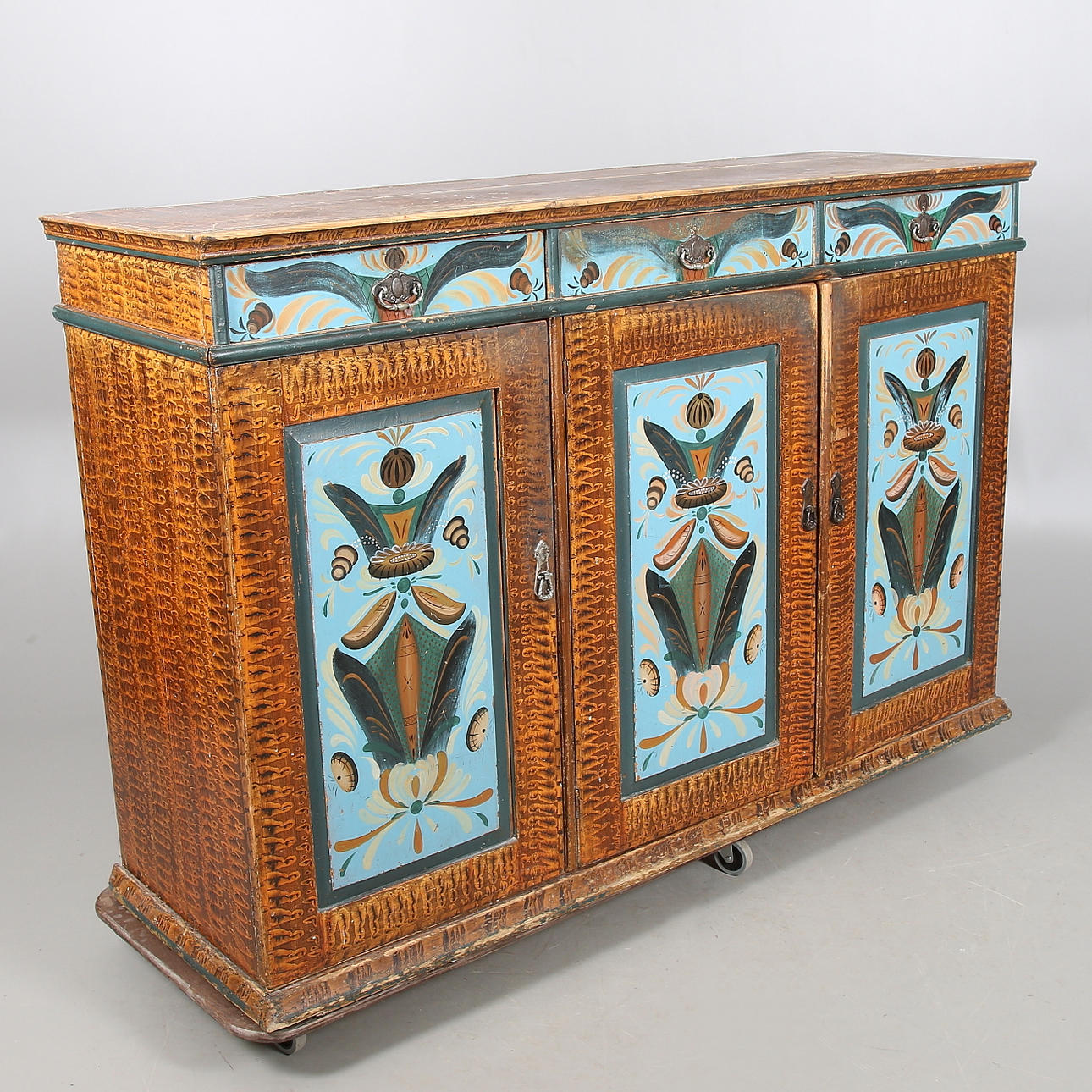 SKÄNK/BYRÅ, allmoge. 1800-tal.