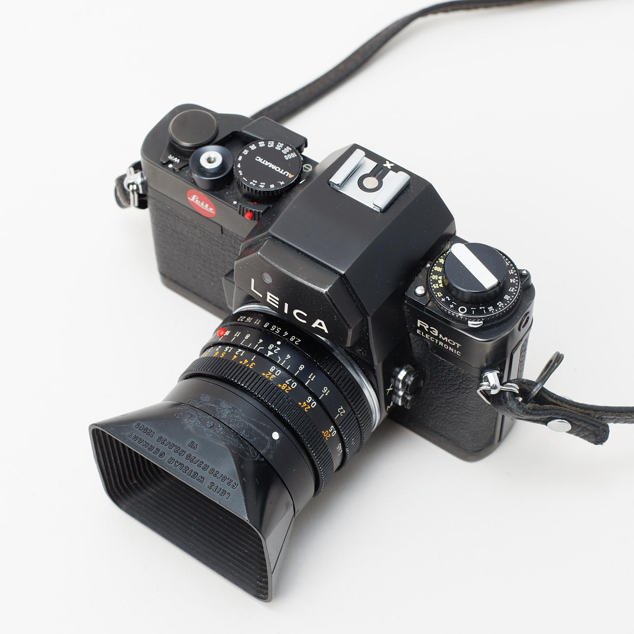 CAMERA, Leica R3 MOT, Electronic with 4 lens Leitz Wetzlar. Photo