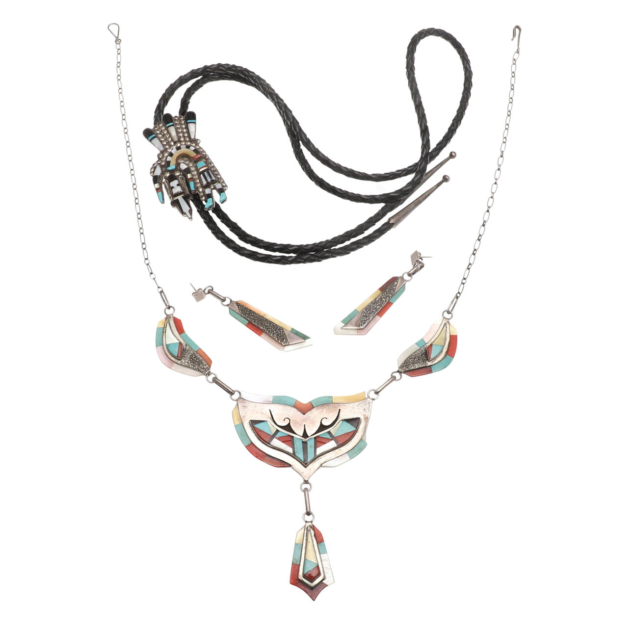 INDIANSKA SILVER- OCH EMALJSMYCKEN.