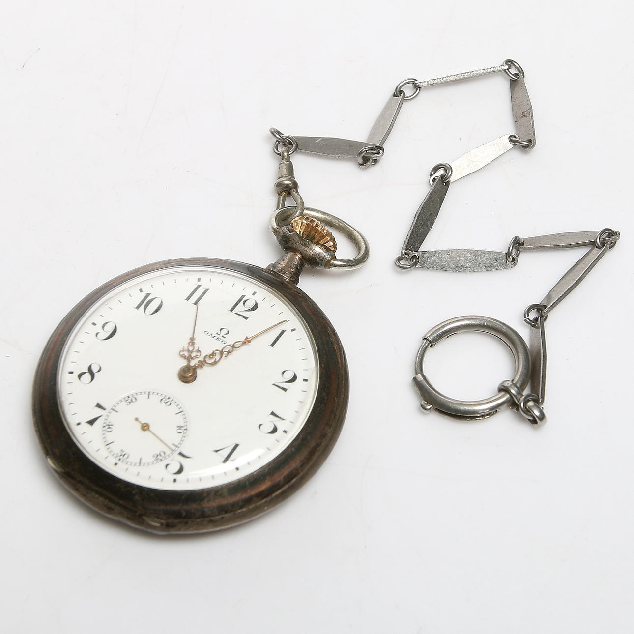 FICKUR, silver, Omega, tidigt 1900-tal.