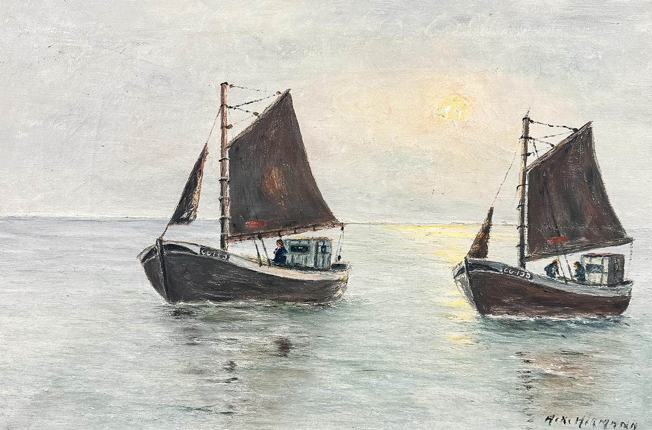 Unknown artist, OIL ON CANVAS, signed.