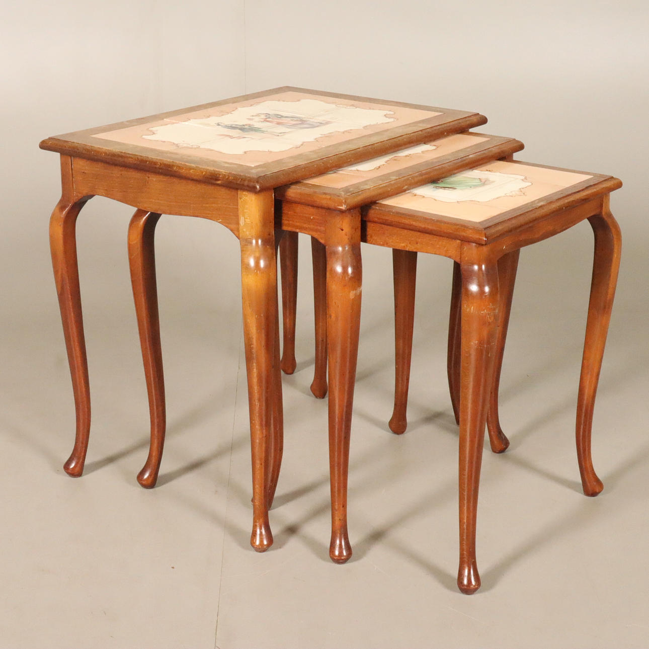 SET DE MESA CON AZULEJOS.