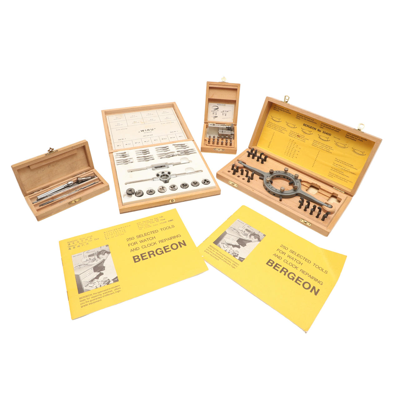 BERGEON - HERRAMIENTAS DE RELOJ EN CAJA.