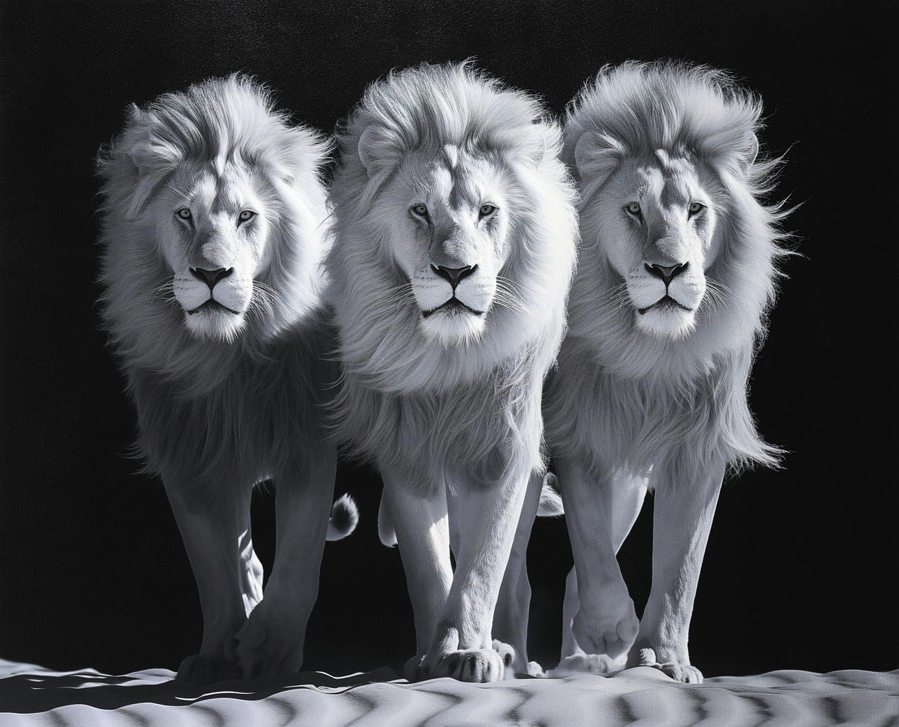 LARS TUNEBO. AI art, “Brothers In Arms”, signed, numbered 1/50.