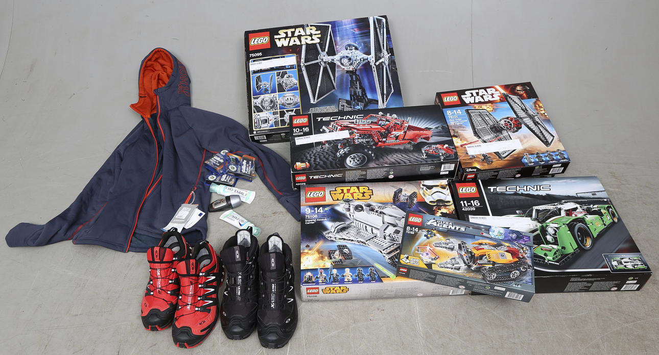 DIVERSE, bl.a. Lego, från Polisemyndighetens Beslag.