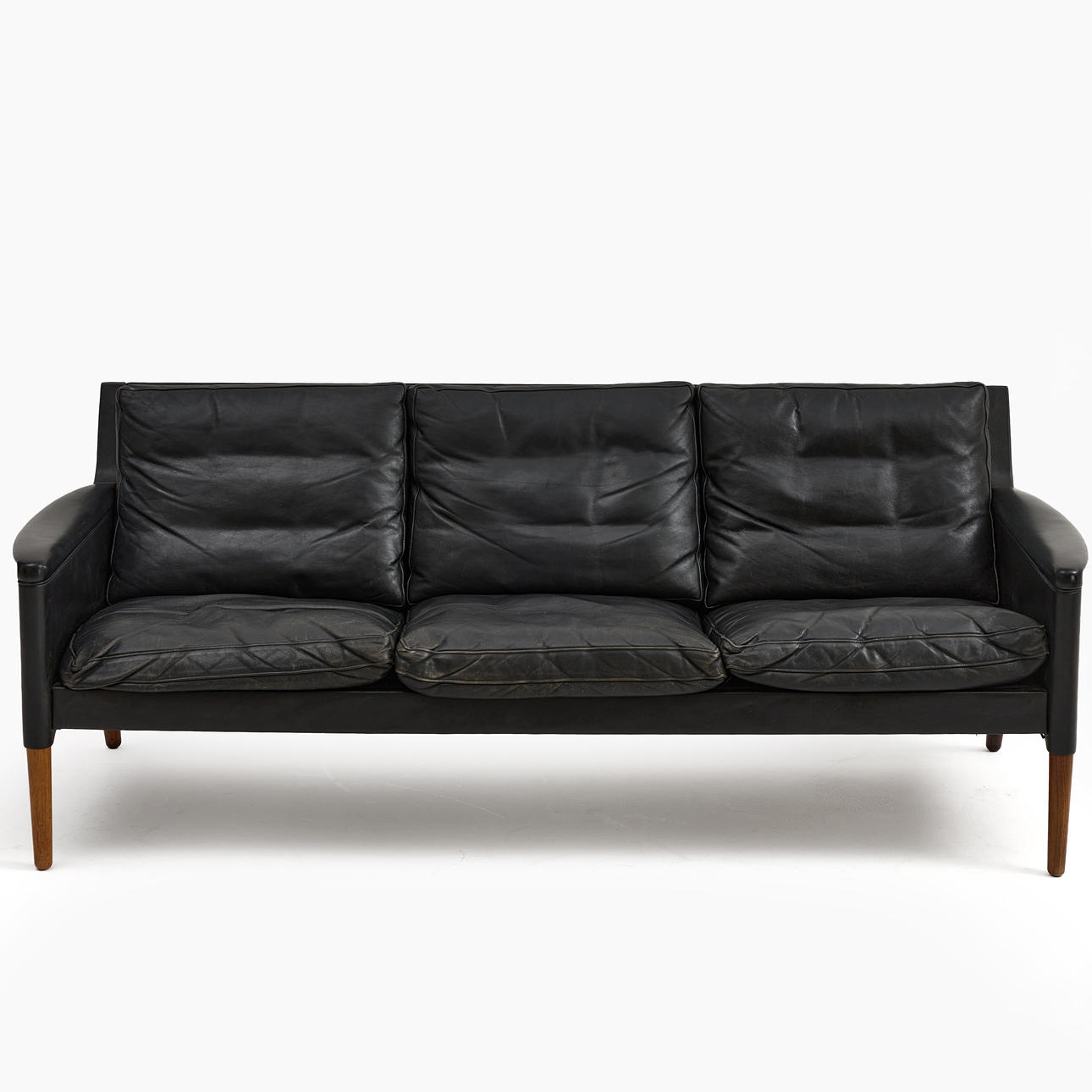  Ostervig Model 55 レザー ソファ ローズウッド Kurt Ostervig Model 55 レザー ソファ ローズウッド