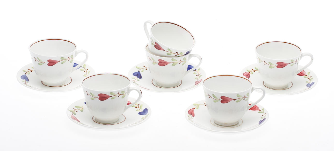 SERVISDELAR,11 delar, "Ranka", Stig Lindberg, Gustavsberg.