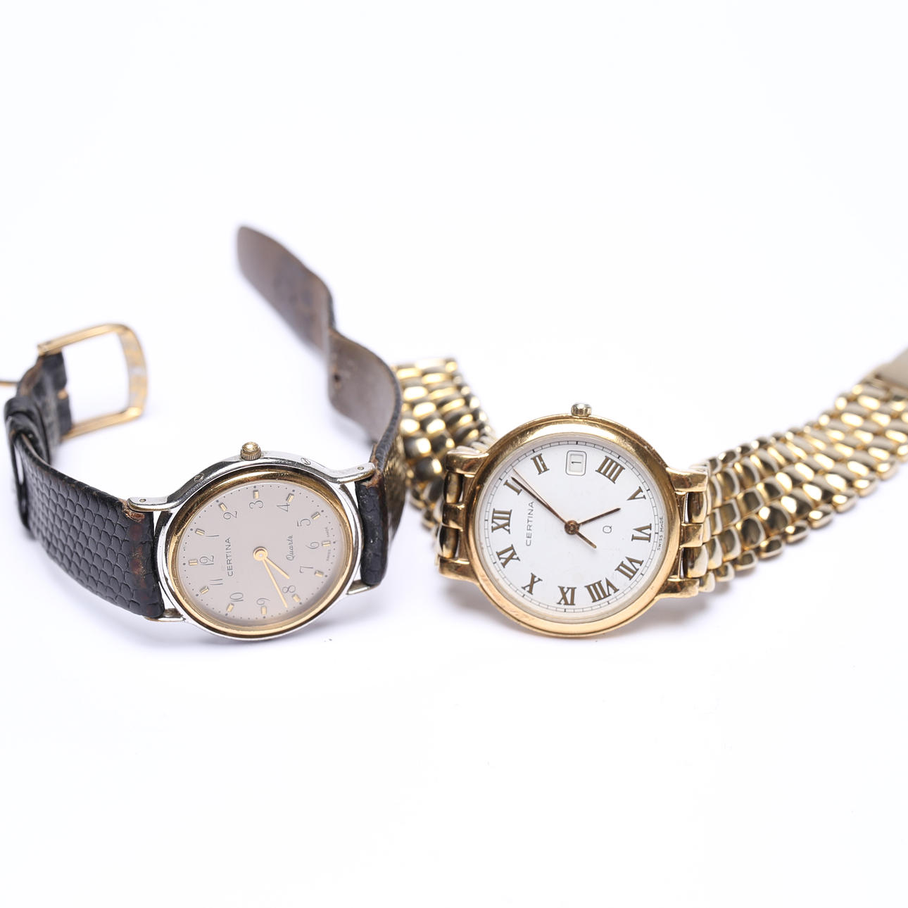 ARMBANDUR, 2 st, Certina, Quartz.