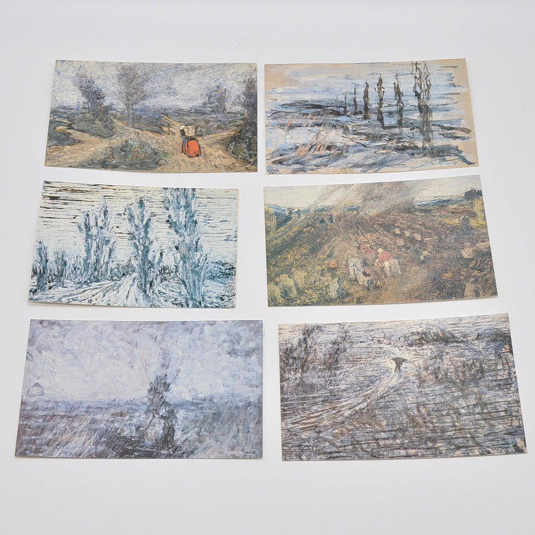 BARTOLD ASENDORPF (1888-1946). SET OF 15 POSTCARDS, VARIOUS MOTIFS FROM HIS WORKS FROM 1917 TO 1945, VINTAGE.