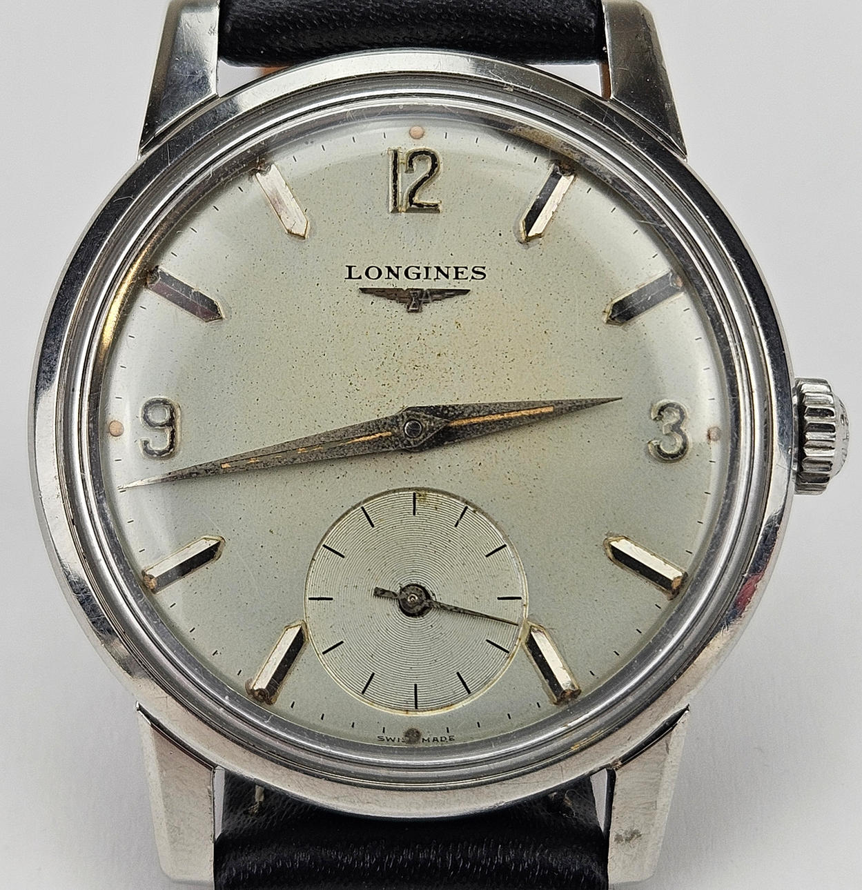 LONGINES. A wristwatch, 1950s/60s.
