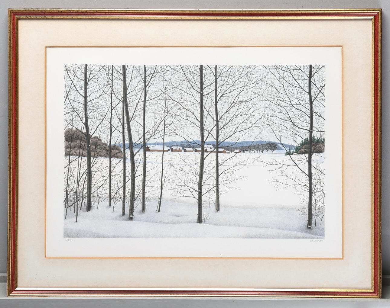 CARIN SHAFT. Lithograph, signed, numbered 179/360.