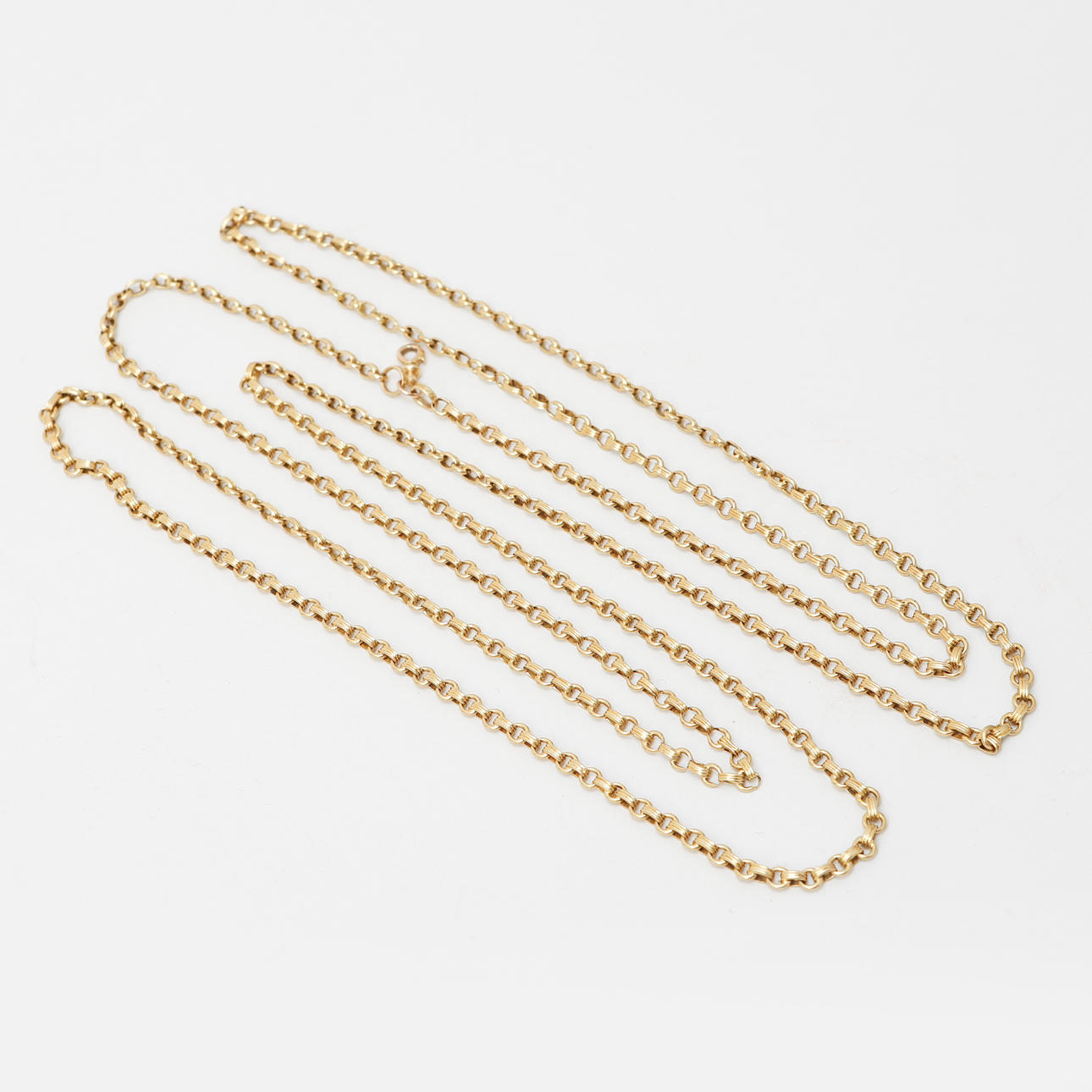 FICKURSKEDJA, 18k guld, vikt 44 gram.
