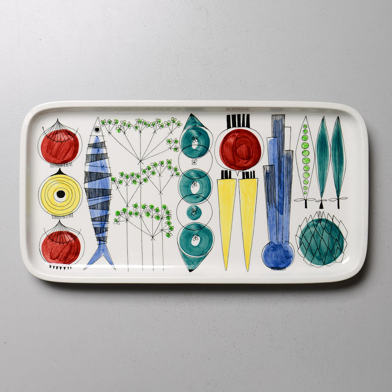 MARIANNE WESTMAN. “Picnic”, a serving dish, Rörstrand, designed 1956.