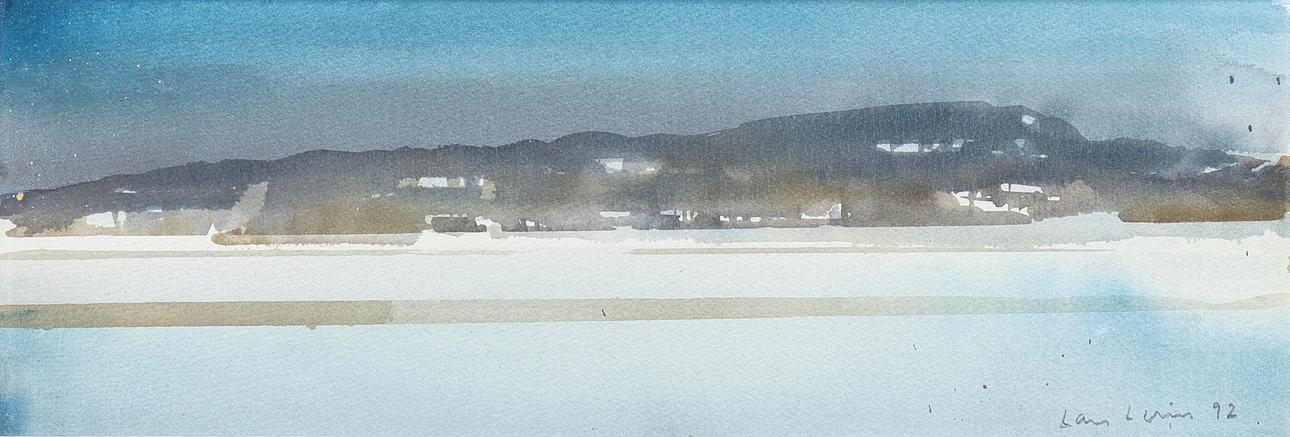 LARS LERIN. Winterlandschaft.