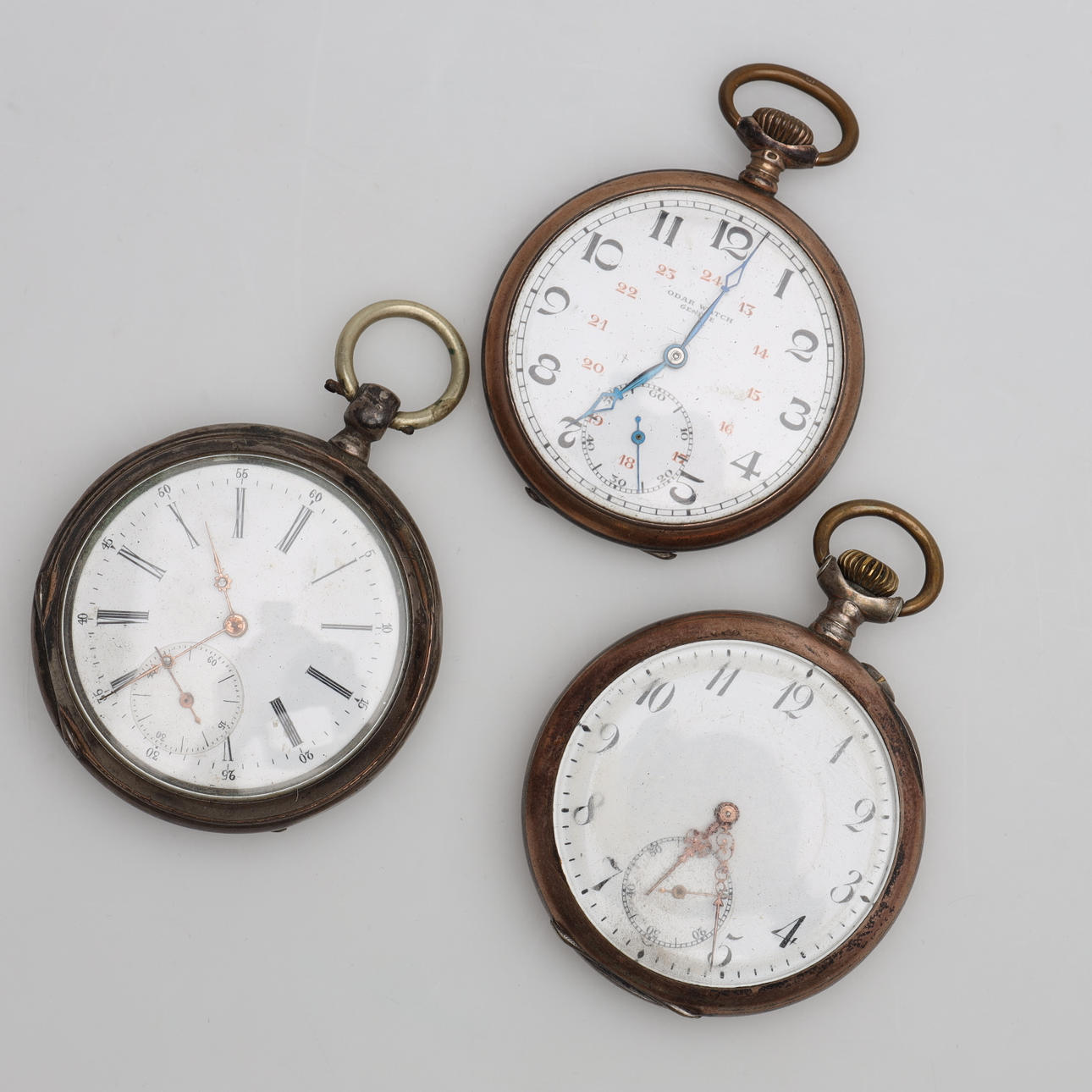 LOMMEUR 3 stk sølv.