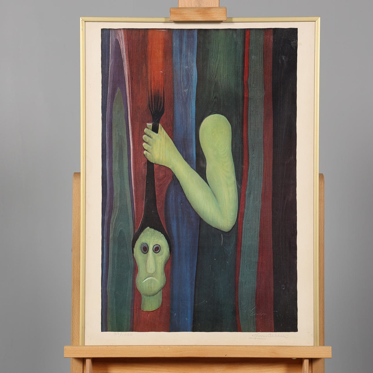 EUGEN MONTELIN. LITHOGRAPH signed and numbered 39/1000.