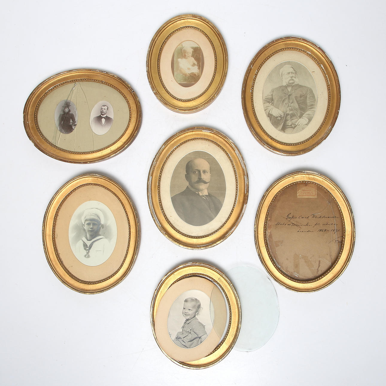 RAMAR, förgyllt trä och pastellage, gustaviansk stil, 18/1900-tal.