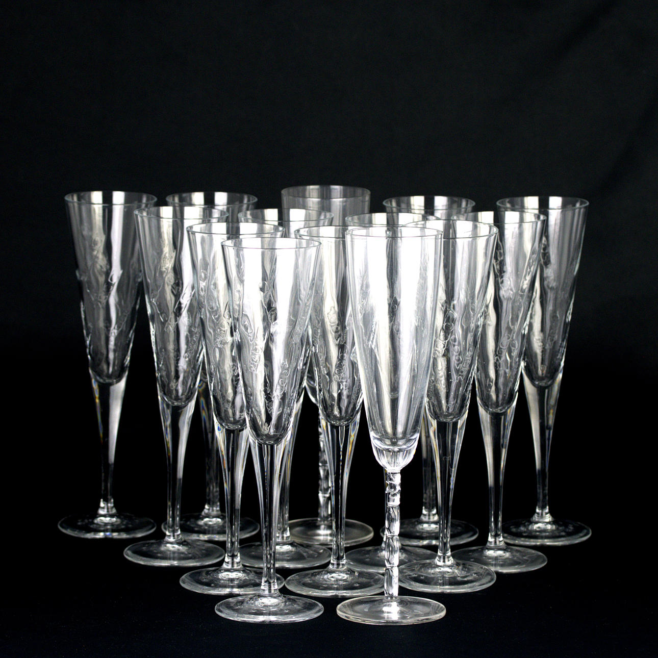 CHAMPAGNE STRUTES, 12 + 2 stk, „Amigo“, Millenium 2000.