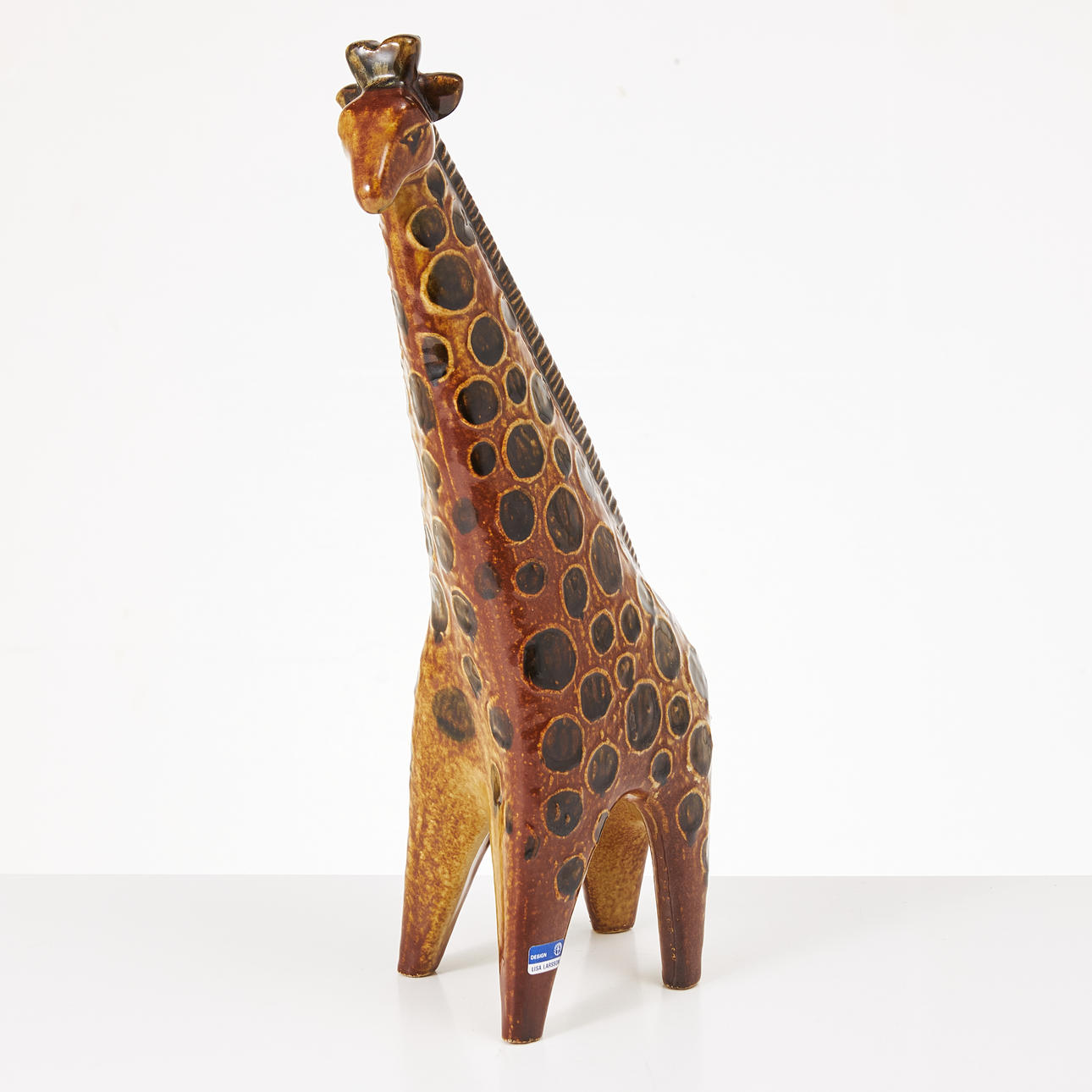 LISA LARSON. Giraffe from “Stora Zoo”, figurine, Gustavsberg