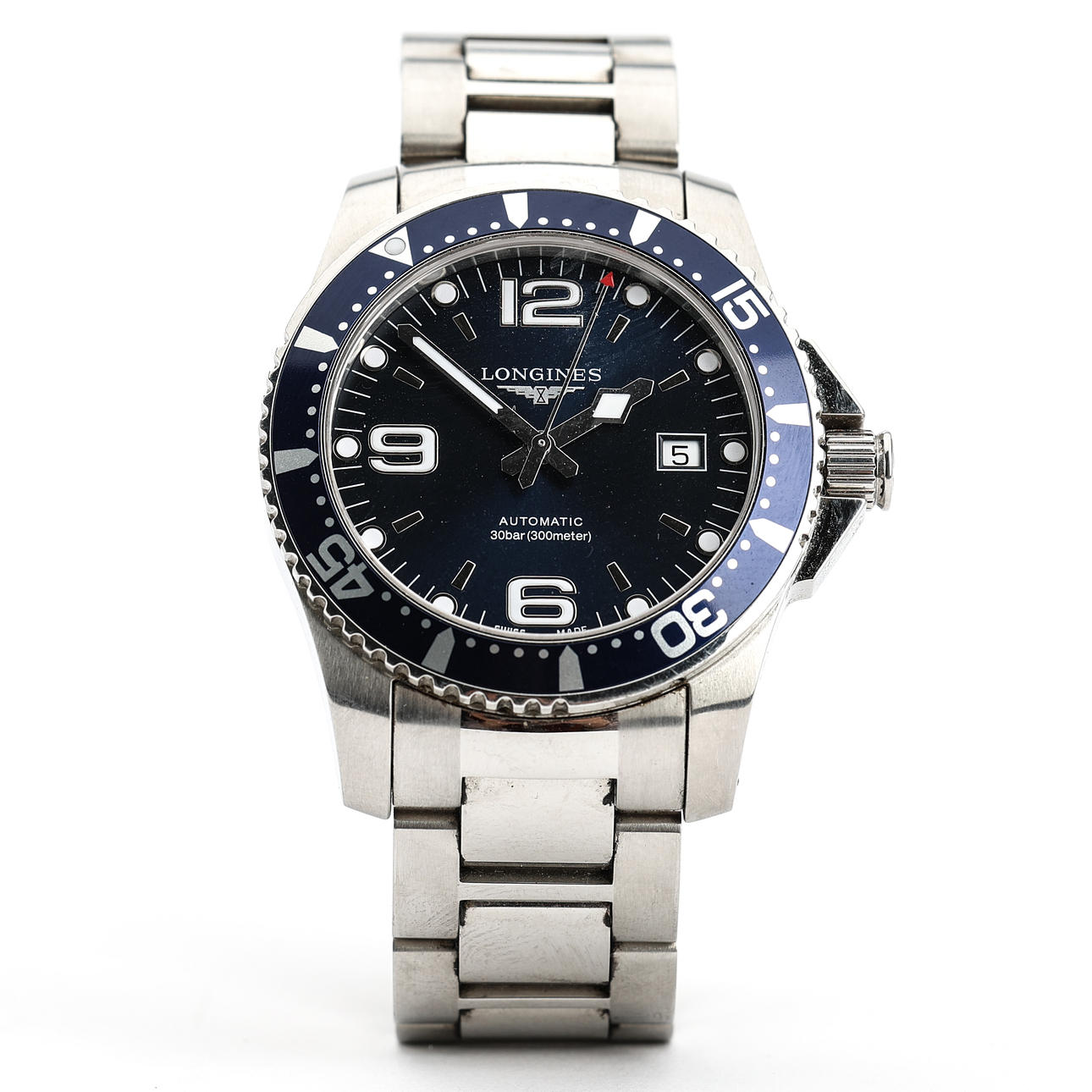 LONGINES HYDRO CONQUEST, wristwatch, steel, automatic assignment, date, 2021.